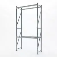 Стеллаж СФМ 3000х1500х600 (2 яруса без настила) Zn