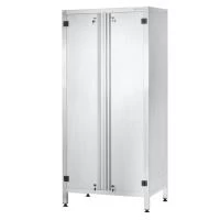 Шкаф кухонный ШЗКп 1800x1000x600 Profi Inox (двери распашные, 2 сплошные полки)