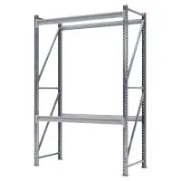 Стеллаж СФМ 2500х1250х1000 (2 яруса без настила) Zn